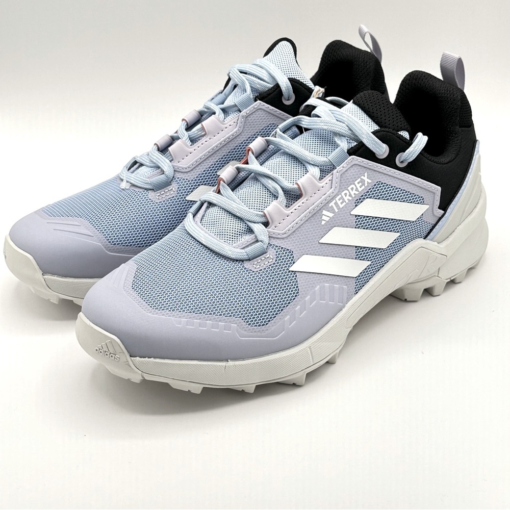 Women’s Adidas Hiking Shoes Size 10 Terrex Swift R3 Blue Dawn HQ1058 New
